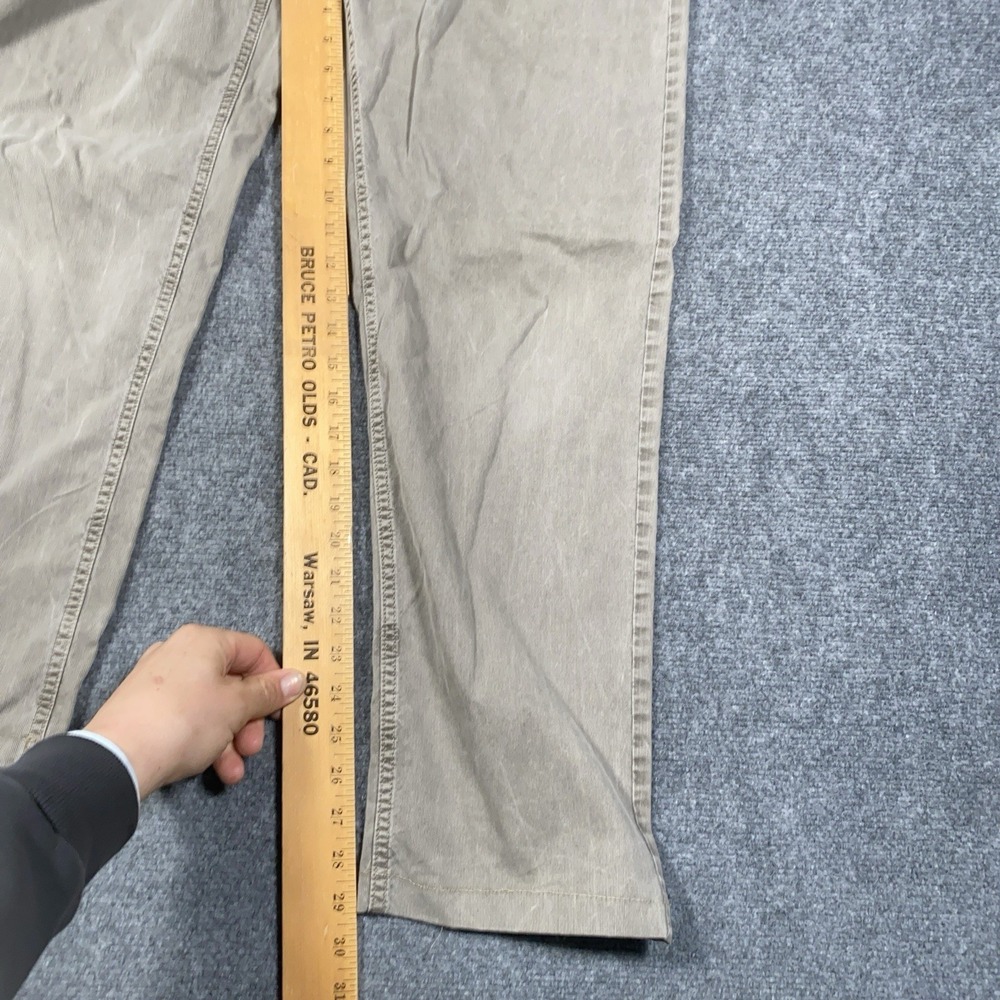Gramicci Mens 36x32 (ACT 34x29.5) Rock Climbing Pants Olive Tan Micro Ribbed - Picture 13 of 15